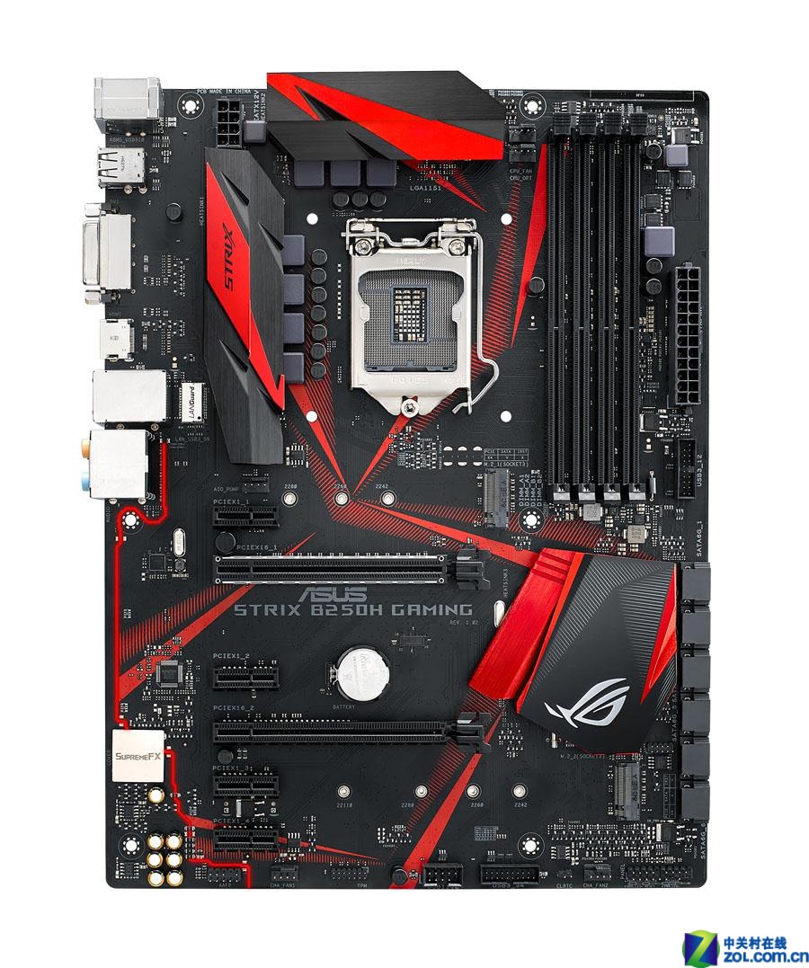 华硕发布rog strix b250g gaming与rog strix b250h gaming