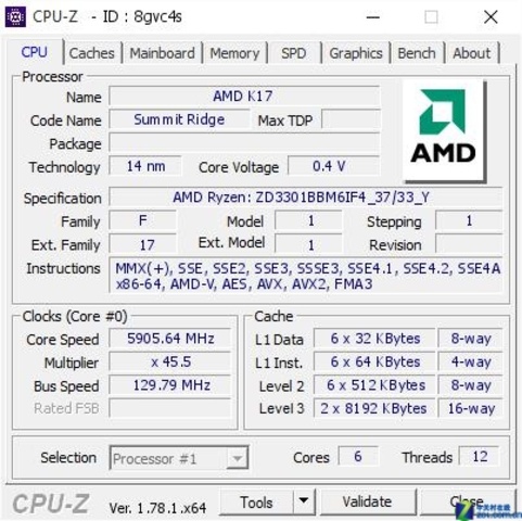 ROG C6HAMD Ryzen 5 1600XƵ5.9GHz 